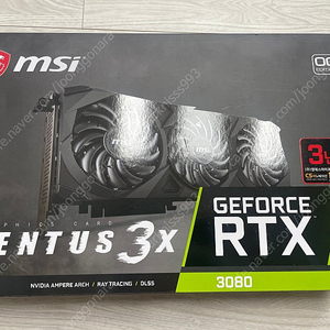 RTX 3080 MSI Ventus (택포)