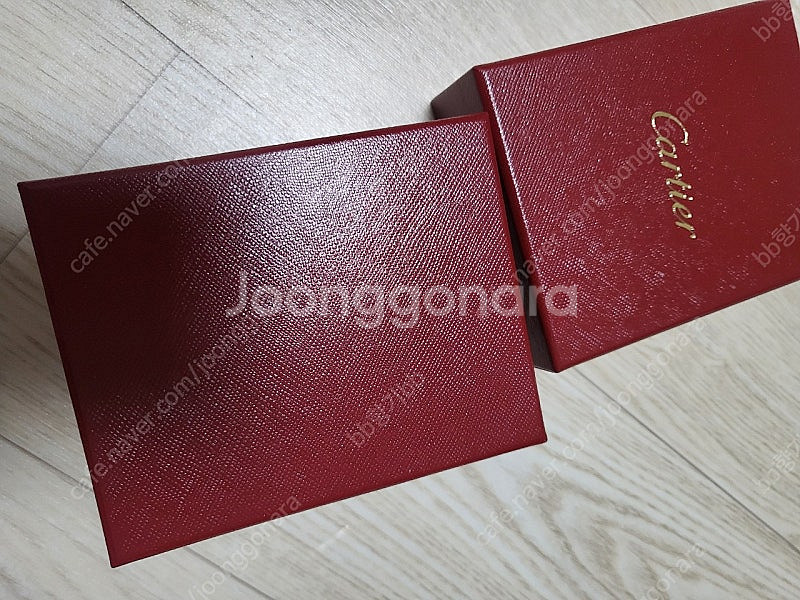 정품 까르띠에 반지 케이스 (더블)--1