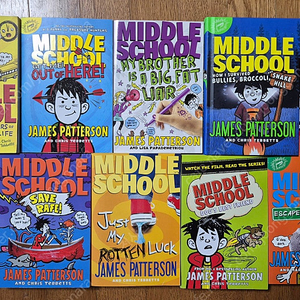 영어책 챕터북 middle school(james patterson)시리즈9권 +음원5종 잠수네 J5 24000