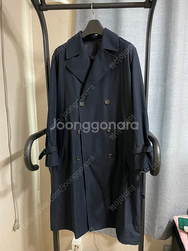 로파이 트렌치코트 네이비 xl 판매합니다--0