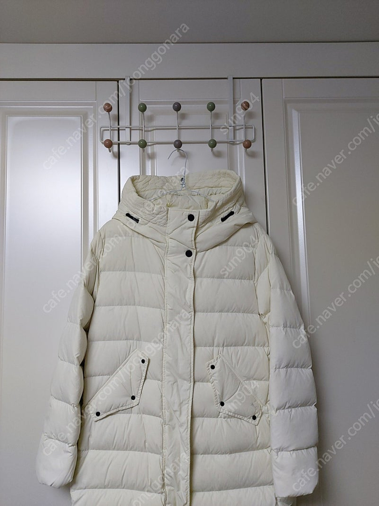 블루테일주니어구스다운경량롱패딩160사이즈/성인55 아.--1