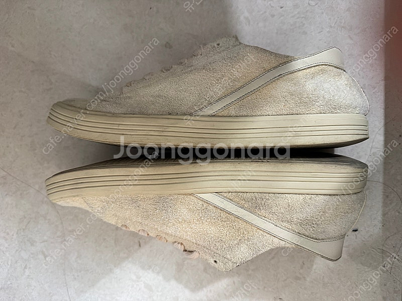 릭오웬스 빈티지 화이트 스니커즈 신발--3