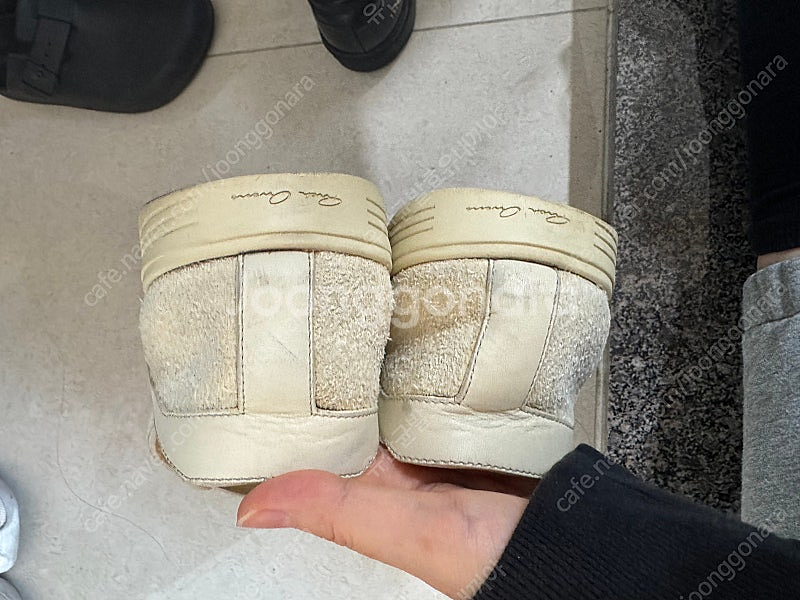 릭오웬스 빈티지 화이트 스니커즈 신발--4