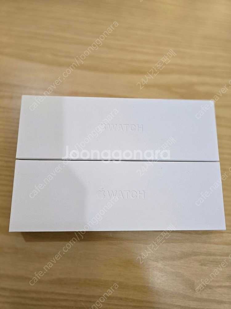 애플워치10제트블랙,실버42mm gps판매합니다--0