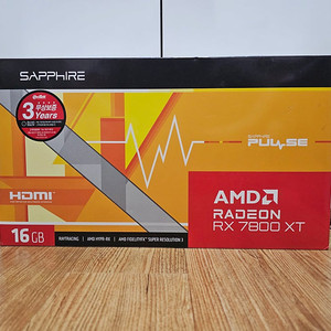 SAPPHIRE 라데온 RX 7800 XT PULSE