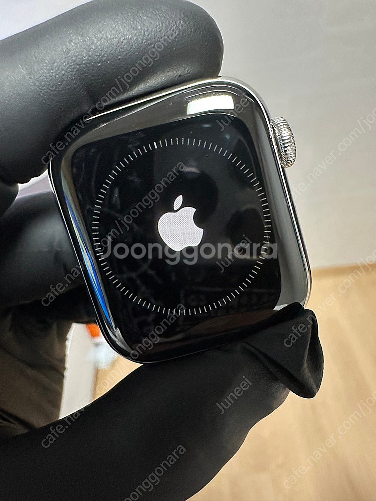 애플워치5 에르메스 실버 40mm 오랑쥬 스포츠밴드 구...--9