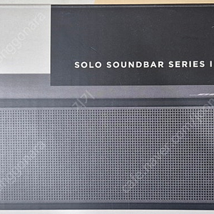 보스 사운드바2 SOLO SOUNDBAR SERIES II