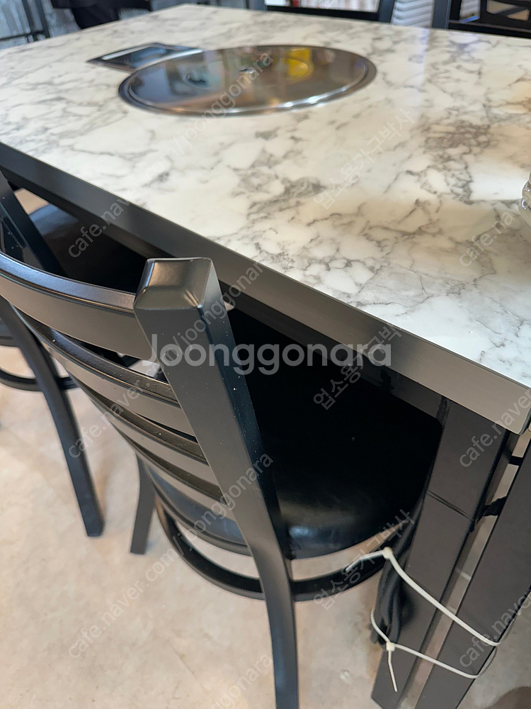 업소용 식탁 의자 테이블 함바 구내식당 한식 마라탕 디저트--9