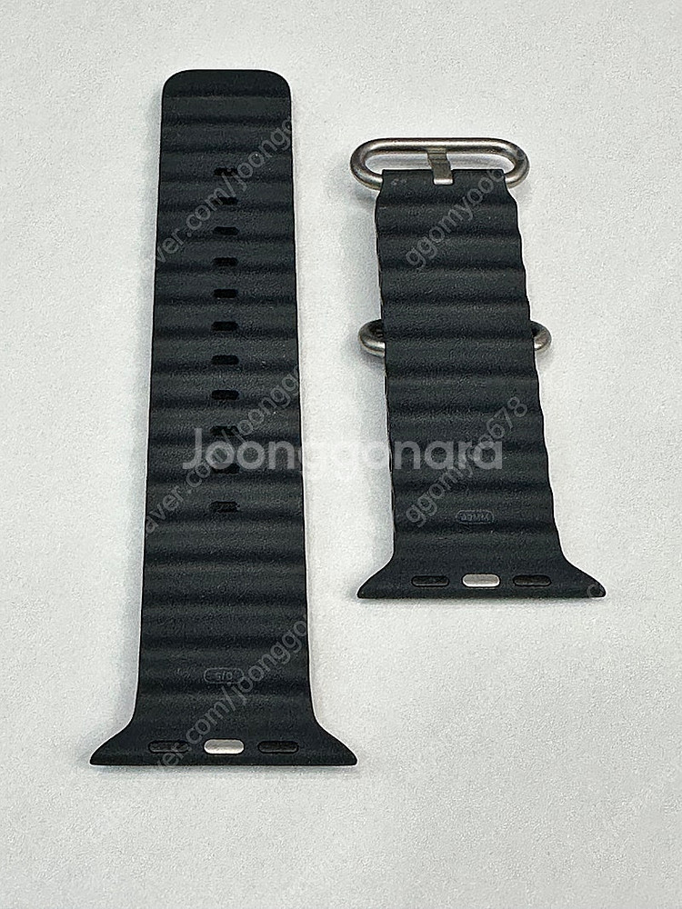 애플워치 울트라 49mm 미드나이트 오션밴드--1