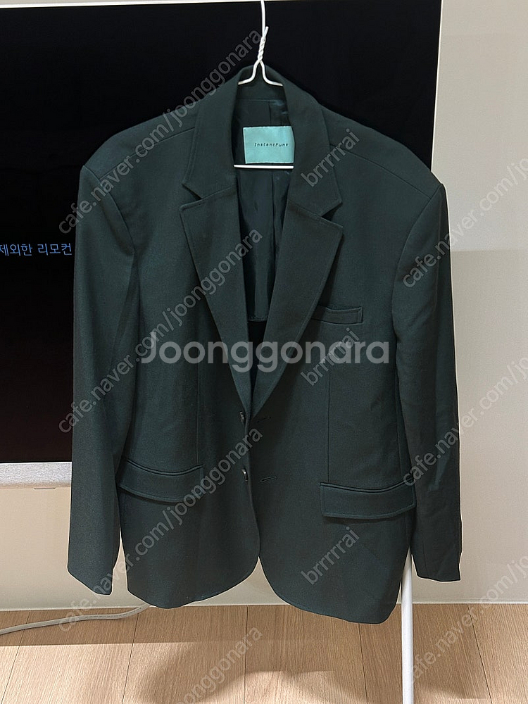 인스턴트펑크 남성 다크그린 자켓--2