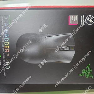 레이저 Deathadder v3 pro 무선 마우스, RZ01-0463 블랙/화이트 미개봉