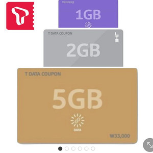 SK 데이터쿠폰 5GB 2GB