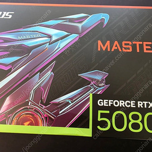 GIGABYTE RTX 5080 AORUS MASTER 미개봉 판매합니다