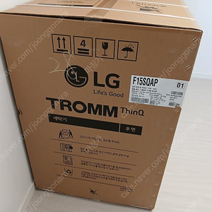 LG 드럼 세탁기 15kg 팔아요(F15SQAP 새상품)