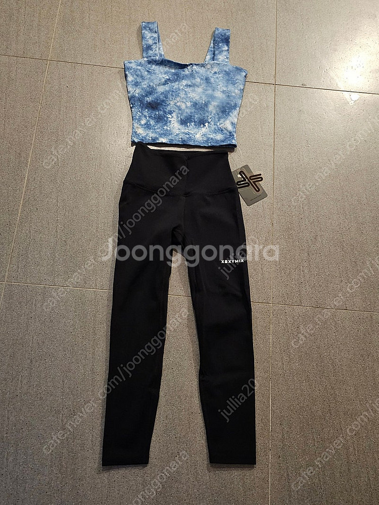 젝시믹스 브라탑 새상품+젝시믹스 블랙라벨 레깅스8.5부--2