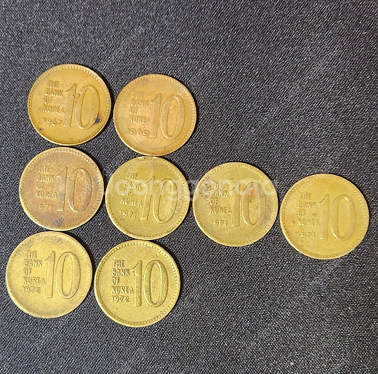 희귀동전 10원 일괄--0