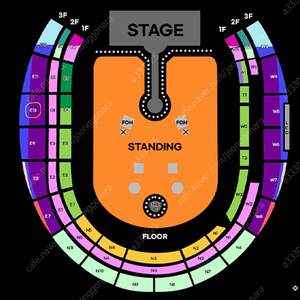 콜드플레이 4/16(수) 첫 공연 3층 E10 2연석 양도