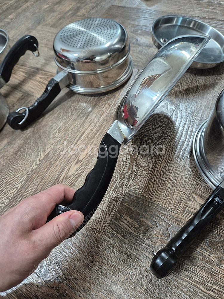 샐러드마스터 3쿼트+인셋+8인치후라이팬--6