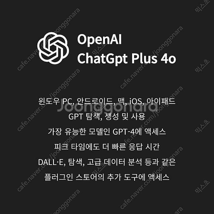 OpenAI Chat GPT Plus 4o / 챗 지피...--3