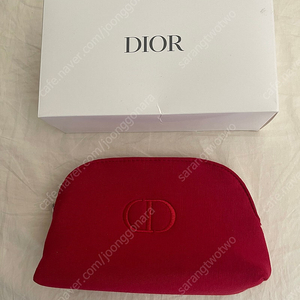 (새제품)디올 dior 레드 파우치