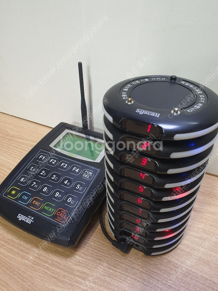 씨스콜 진동벨 팝니다 gp-101r 10구--1