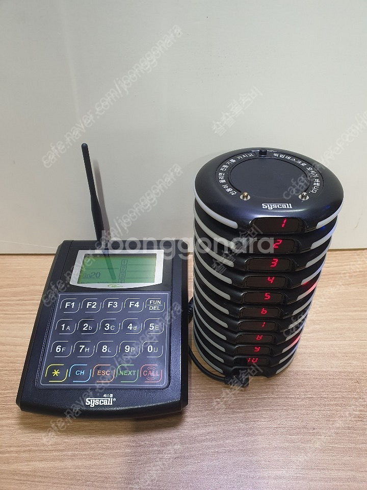씨스콜 진동벨 팝니다 gp-101r 10구--2