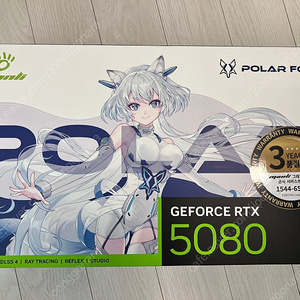 만리 지포스 RTX 5080 Polar Fox(폴라 폭스) OC D7 16GB 인텍앤컴퍼니 팝니다