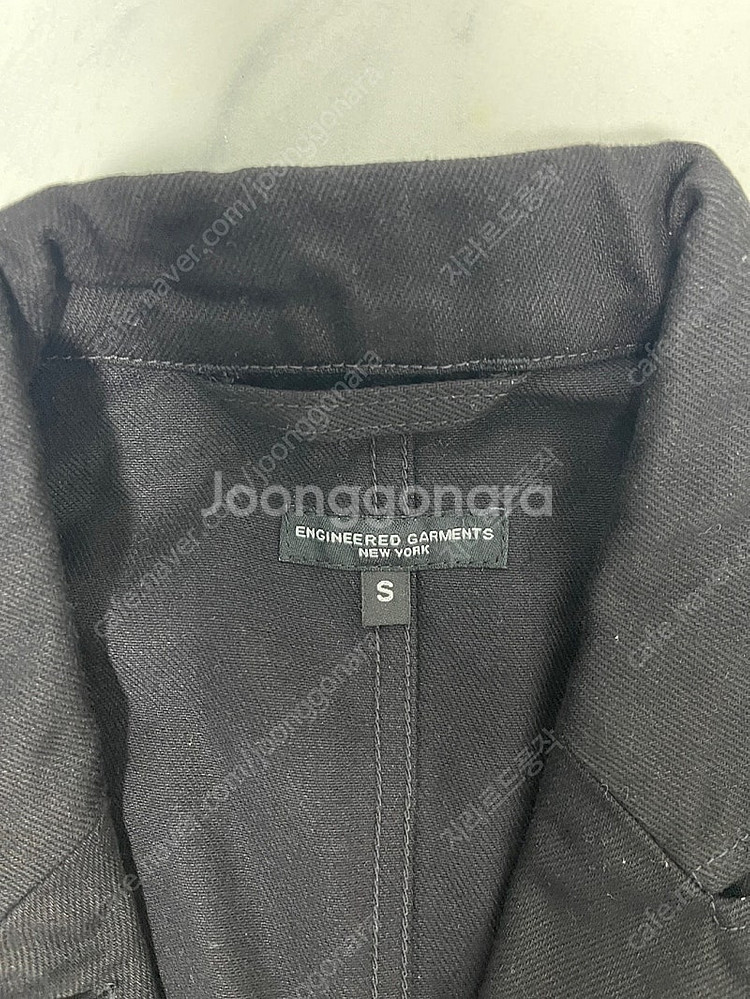 엔지니어드가먼츠 베드포드 블랙 fw23 s사이즈 코튼불...--1