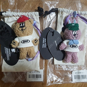 YORF BEAR CHARM 욜프 참 베어 브라운 롤리 핑크