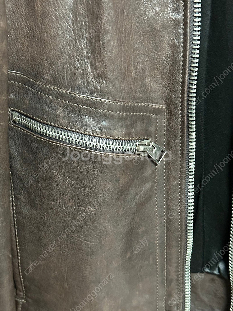 톰포드 남성 가죽 레더 자켓 50--3