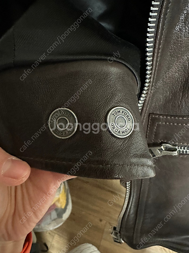 톰포드 남성 가죽 레더 자켓 50--7