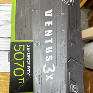 Msi 5070ti ventus3x 16gb 팝니다.