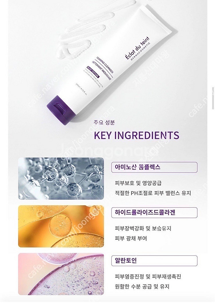 피부샵 유명템 에끌라뒤땅 클렌징폼--3