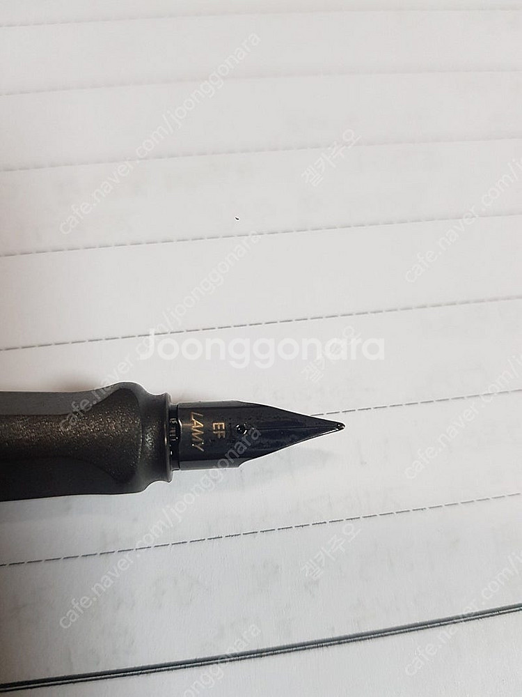 독일 라미 LAMY 사파리 만년필( EF촉 차콜블랙)--2