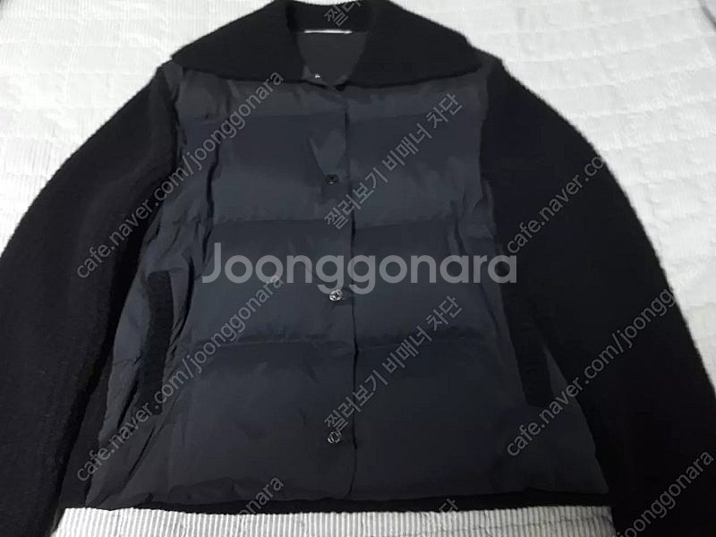 더캐시미어 니트 구스 점퍼 블랙85--2