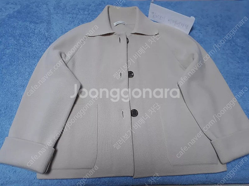 더캐시미어 캐시미어블렌드 니트 자켓85--0