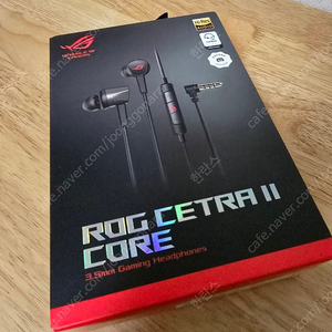 에이수스 ROG CETRA II CORE 유선이어폰 팝니다