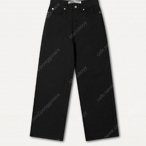 미시착새상품 라벨아카이브 Mariam wide fit jeans black 4사이즈