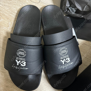 Y-3 블랙 아딜렛 슬리퍼 265