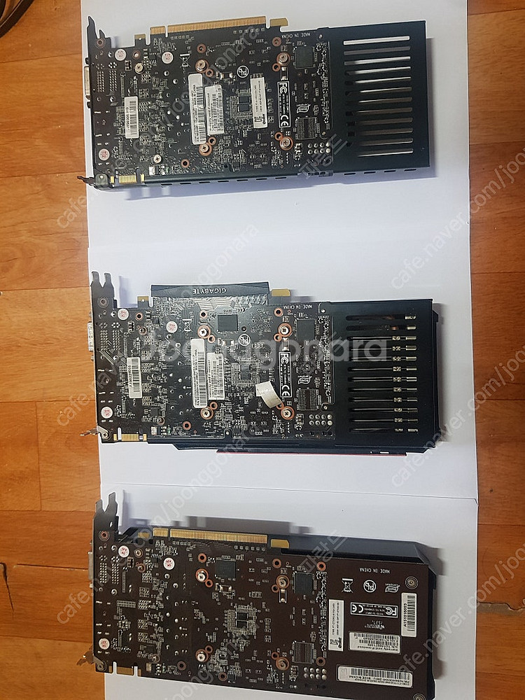 이엠텍 GTX960 고장.부품용 3개 판매합니다.--1
