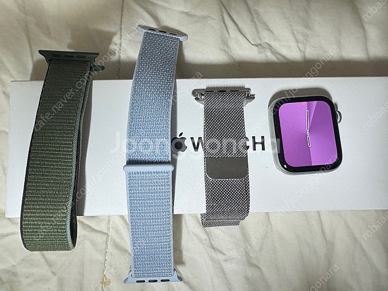 애플워치 SE 2세대 44mm 셀룰러 실버--0