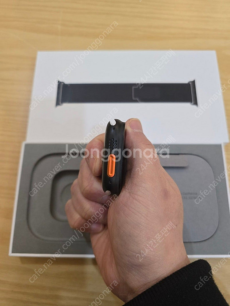 애플워치울트라2블랙49mm 블랙트레일루프M/L 셀룰러판...--3