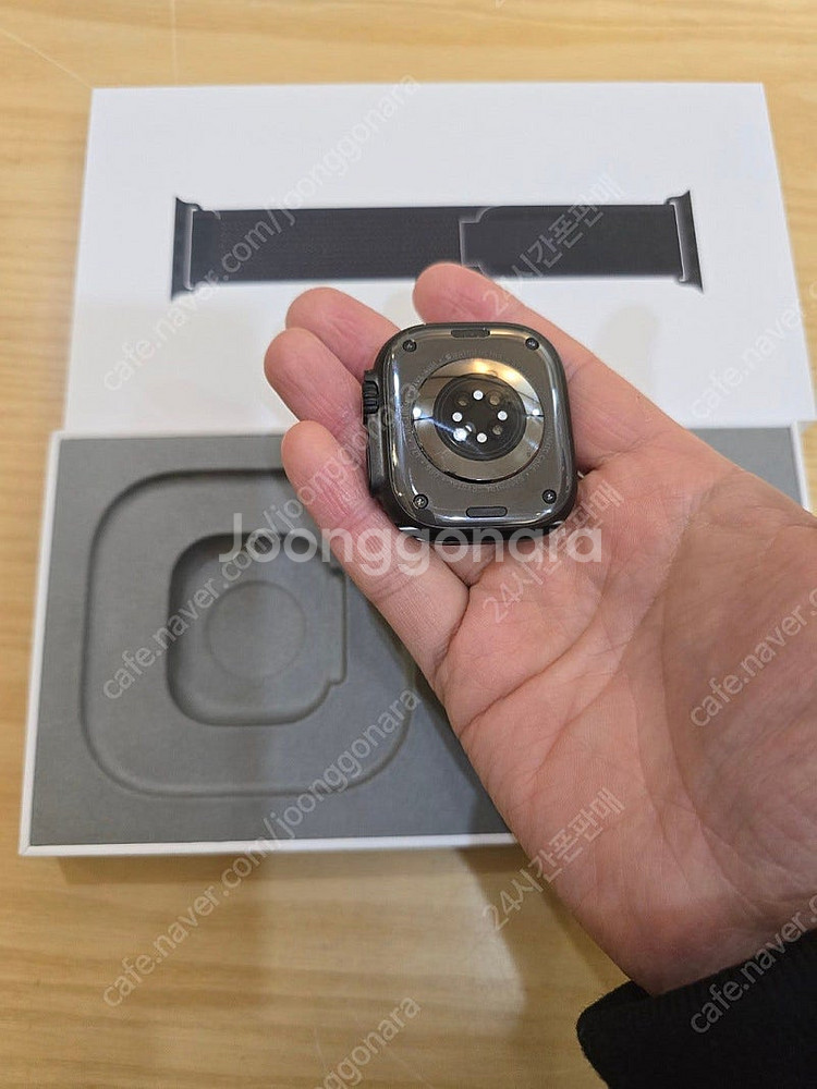 애플워치울트라2블랙49mm 블랙트레일루프M/L 셀룰러판...--6