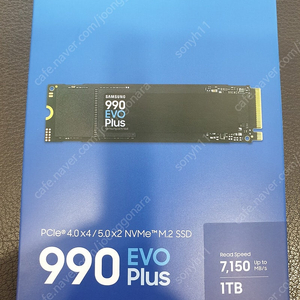 [미개봉] 삼성 990 EVO Plus M.2 NVMe 2280 1TB 팝니다