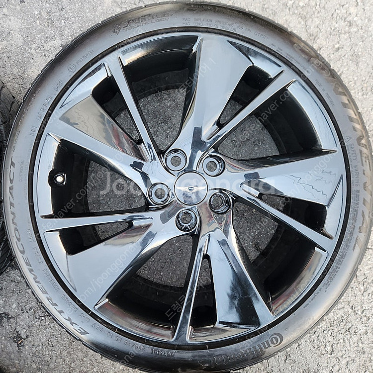 [판매] 제네시스 G70 페리 19인치 순정휠 타이어 세트 팝니다 225 40 19 255 35 19--2