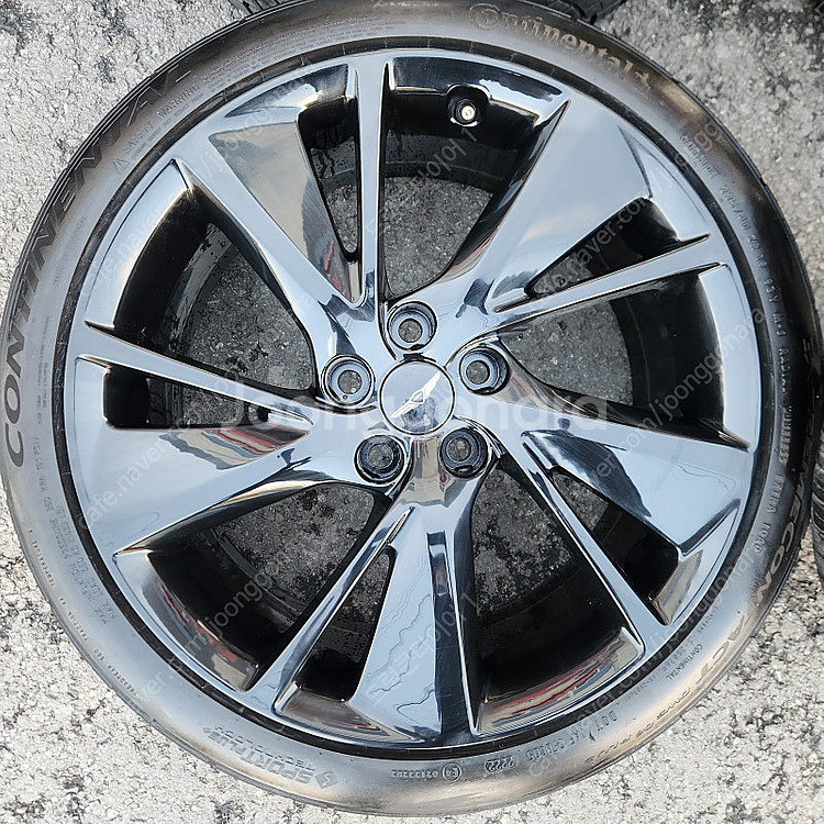 [판매] 제네시스 G70 페리 19인치 순정휠 타이어 세트 팝니다 225 40 19 255 35 19--3