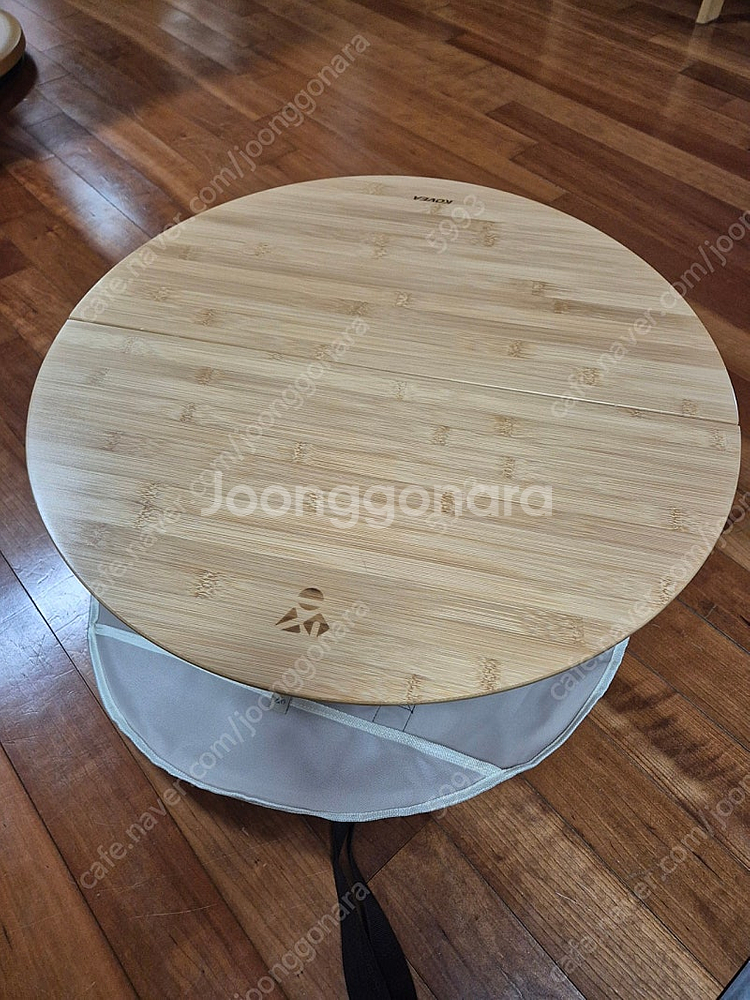 [에버닌] 풀문 접이식 우드 테이블 캠핑 차박--0