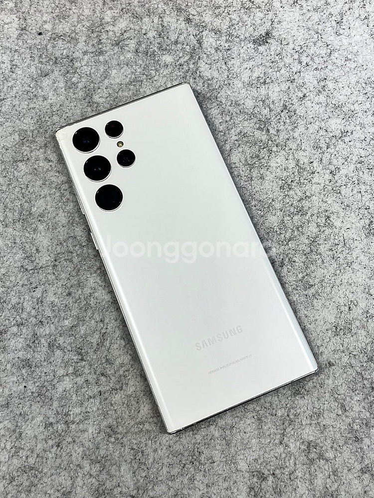 갤럭시S22울트라 화이트 512G 미세파손 무잔상 대용량 단말기 실사용추천 30만 판매합니다--1