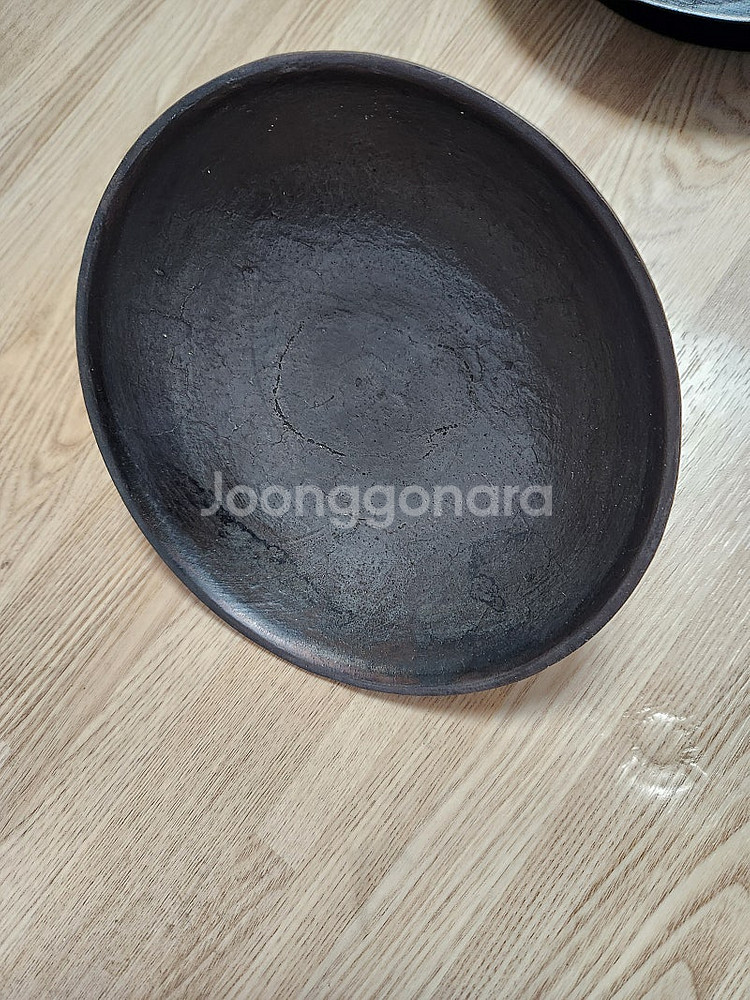안성주물 무쇠솥3호ㅡ새것ㅡ20cm ㅡ나무손잡이 포함입니...--3
