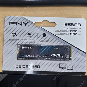 PNY 256GB NVMe SSD 미개봉 새상품 팝니다